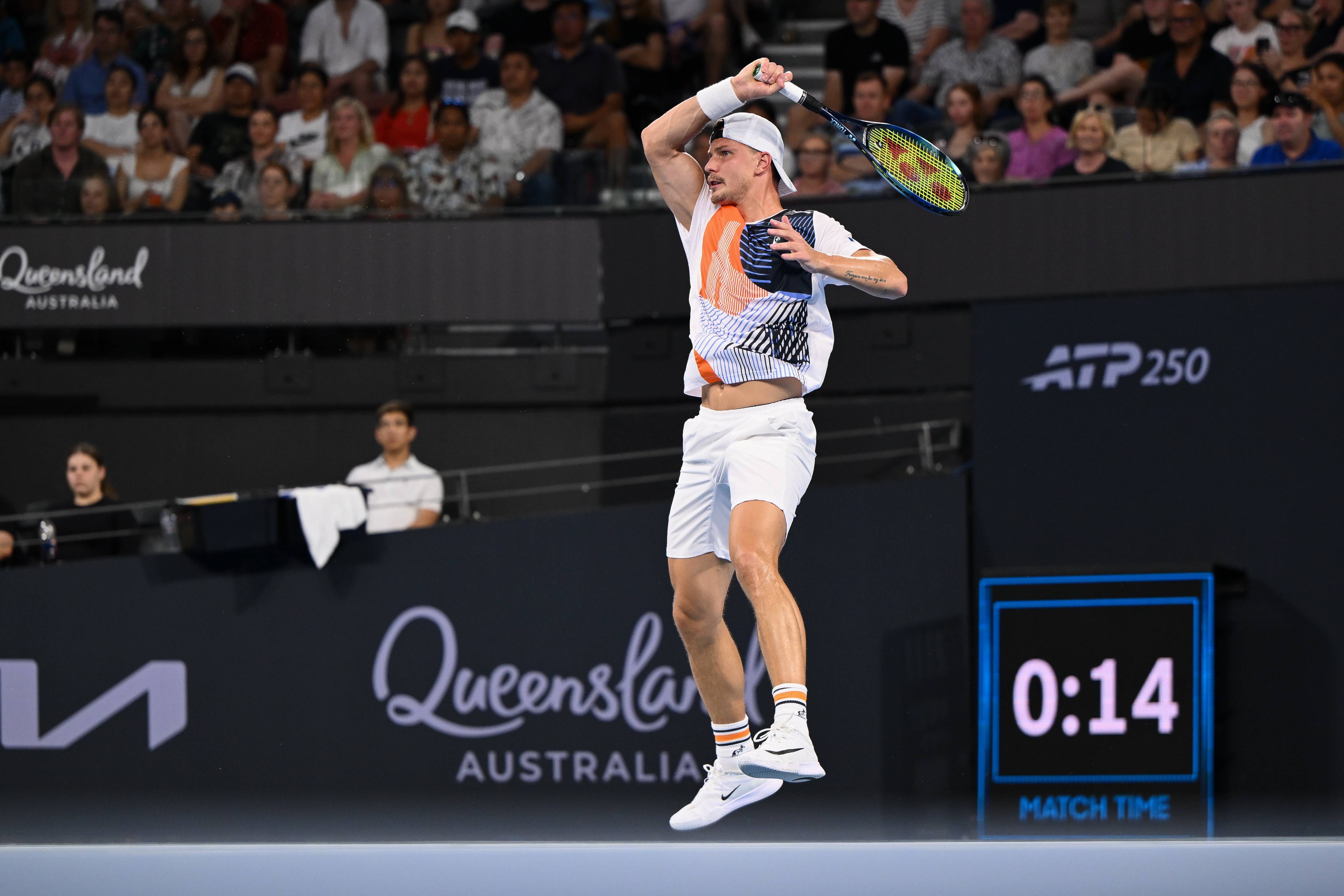 (外代二线)网球——布里斯班国际赛:梅德韦杰夫晋级