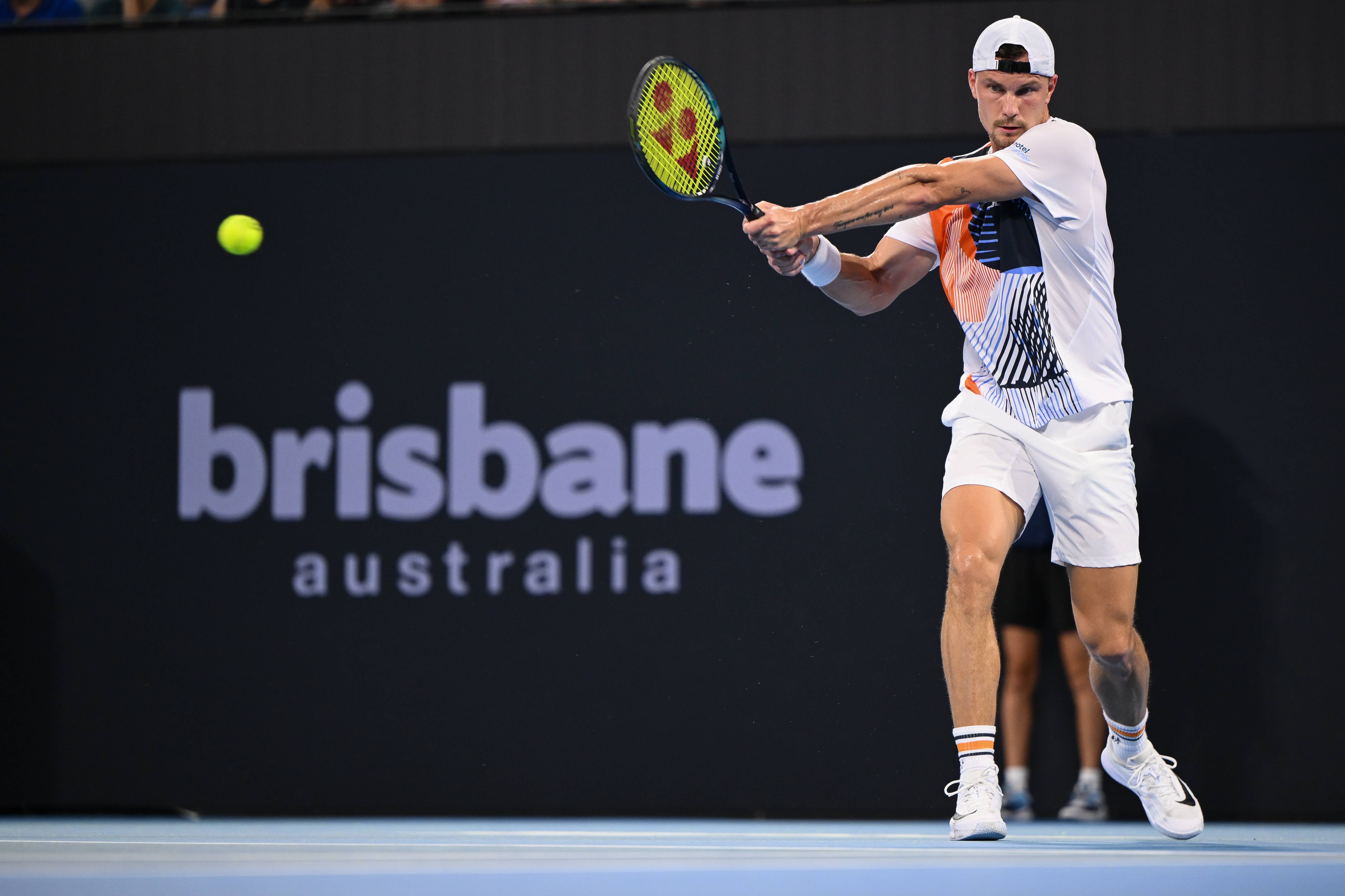 (外代二线)网球——布里斯班国际赛:梅德韦杰夫晋级