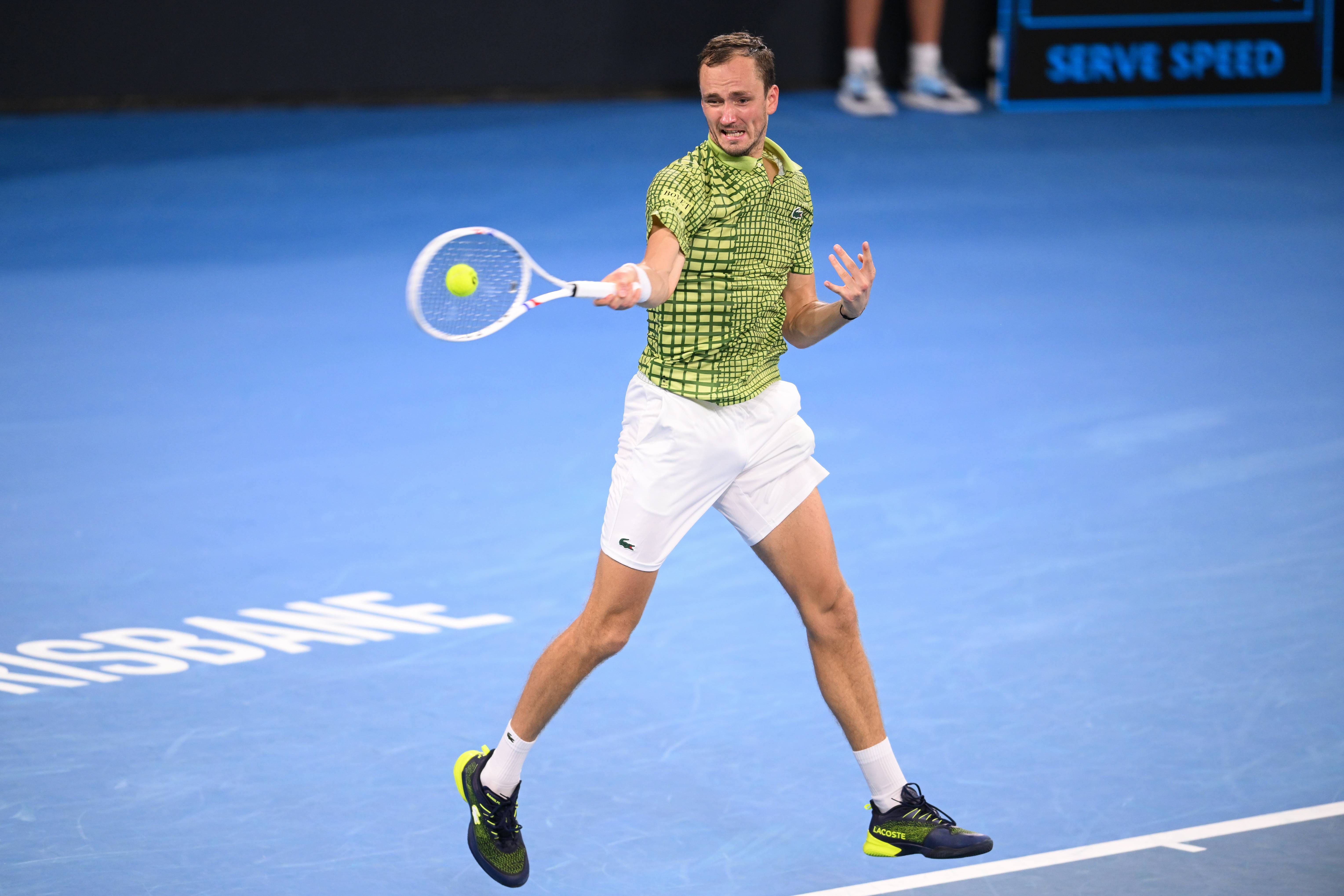 (外代二线)网球——布里斯班国际赛:梅德韦杰夫晋级