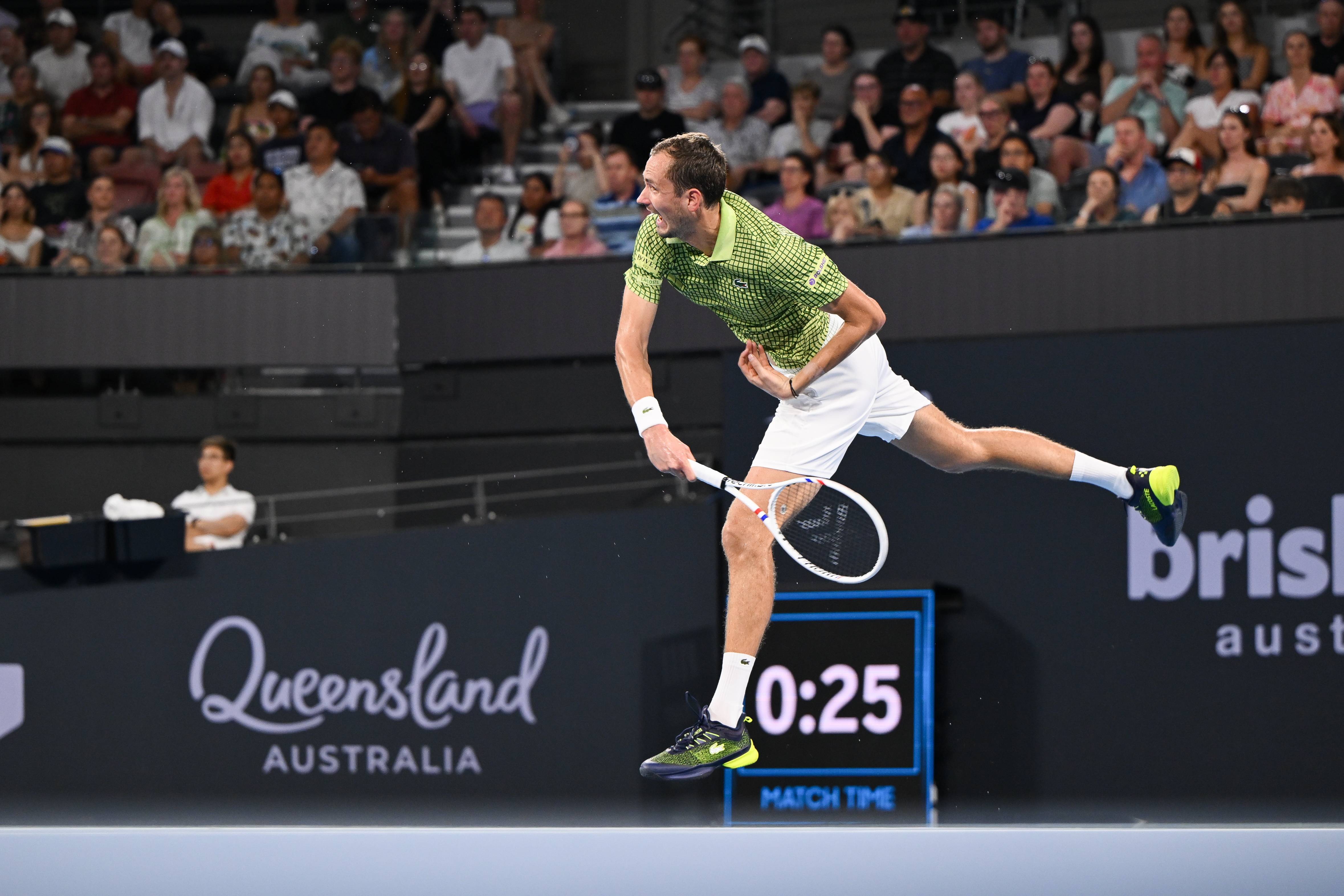 (外代二线)网球——布里斯班国际赛:梅德韦杰夫晋级