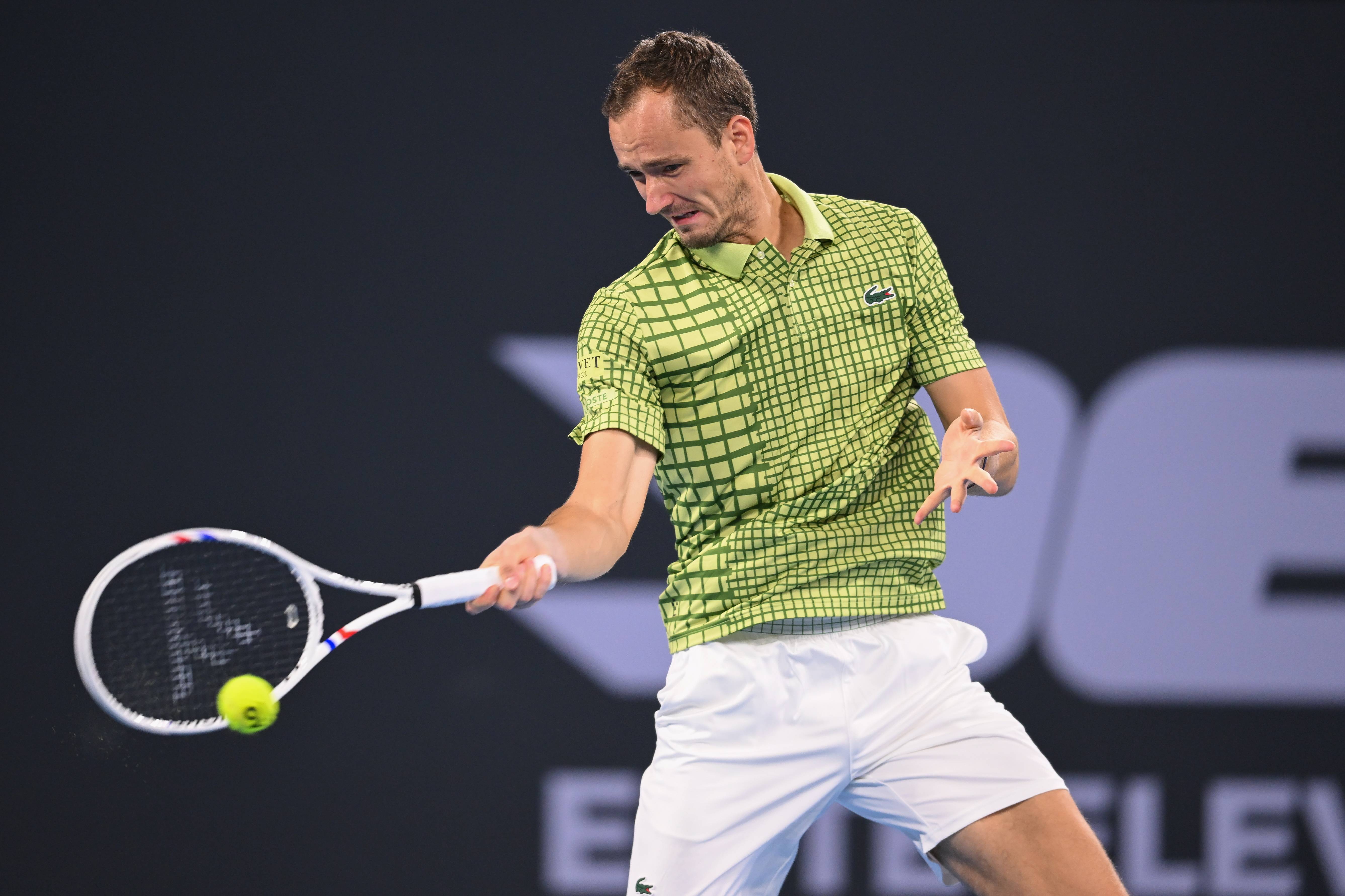 (外代二线)网球——布里斯班国际赛:梅德韦杰夫晋级