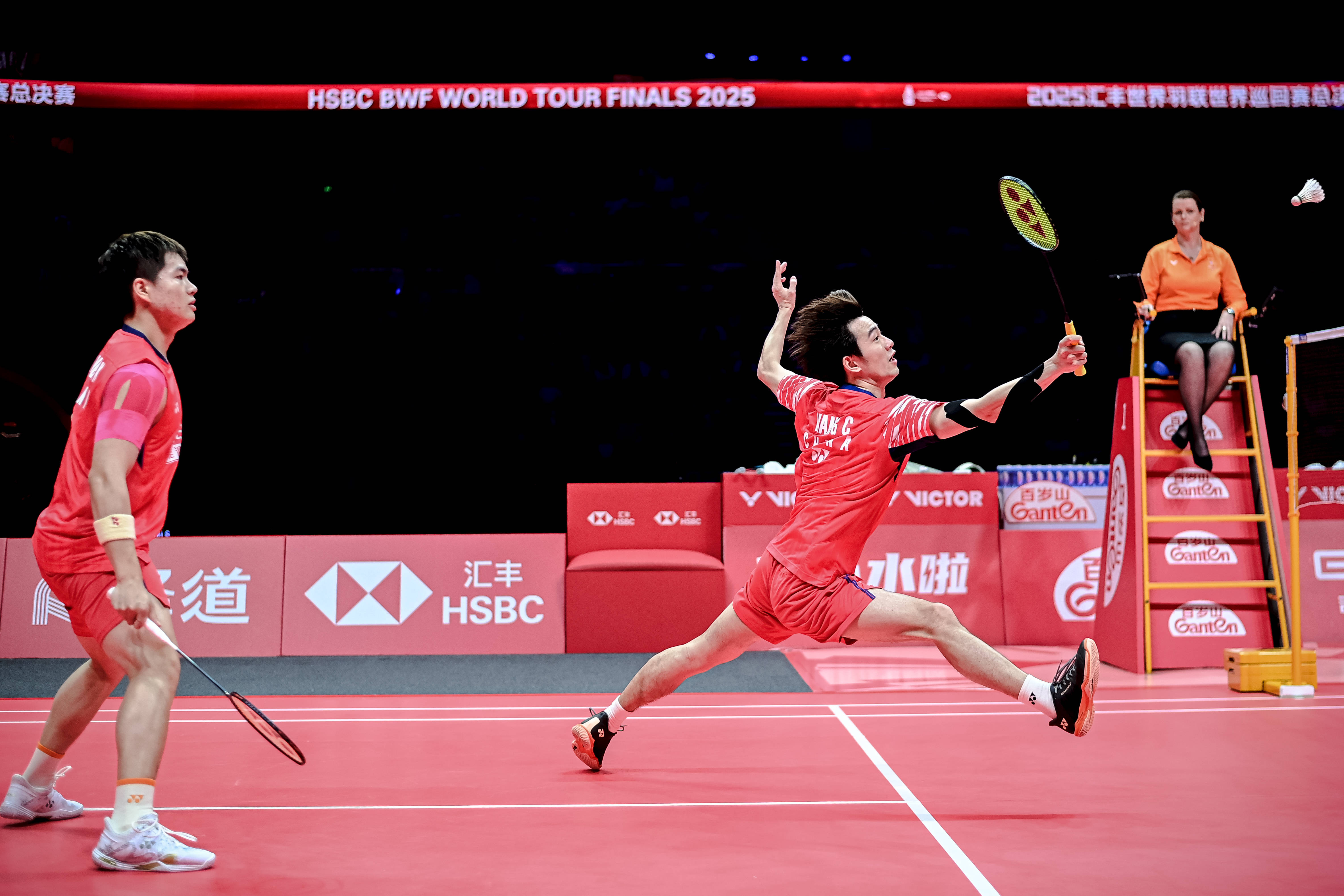 羽毛球(qiú)世巡賽(sài)总决賽(sài)：梁伟铿/王昶晉(jìn)级男双决賽(sài)
